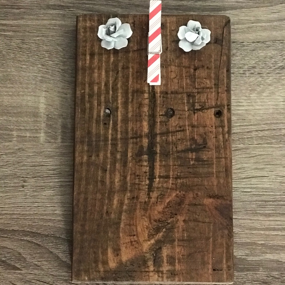 Holiday Photo Clip Plaque